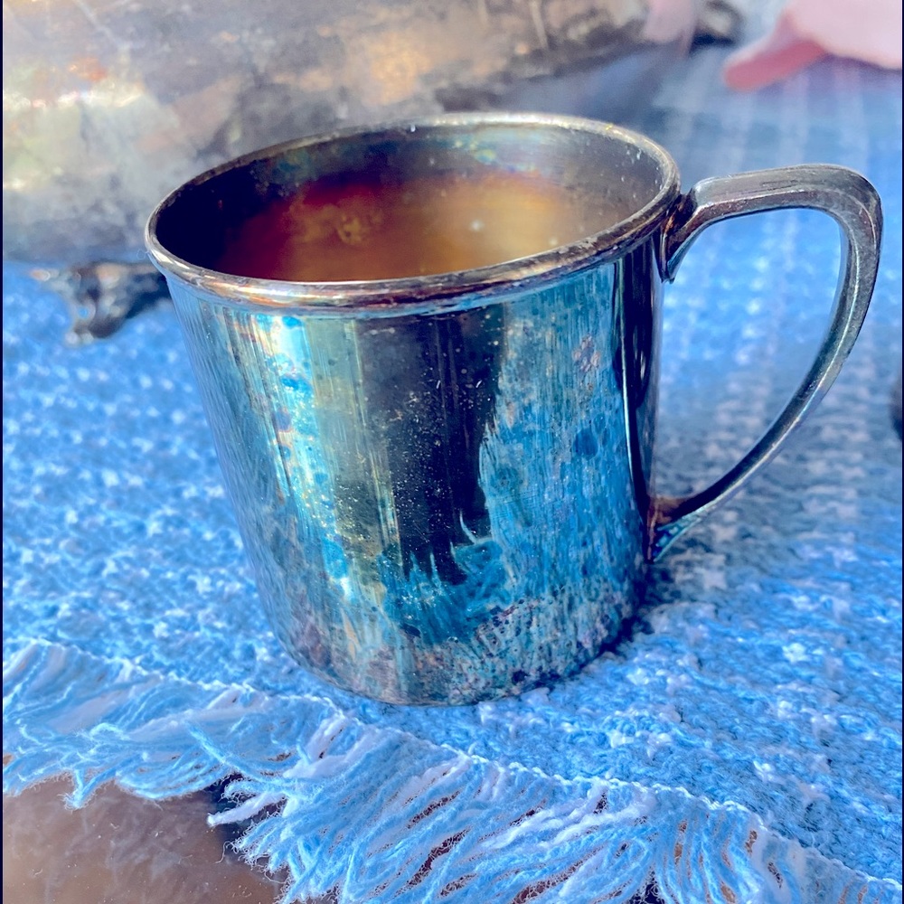 Silver Baby Cup and Silver Bowl